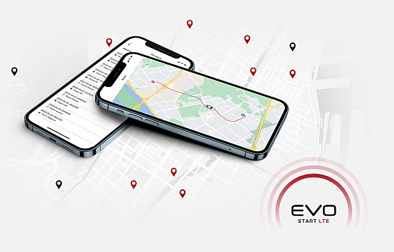 Track and follow your vehicles on the road with EVO-START LTE